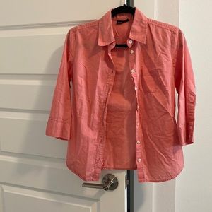 New York & Company Coral button up shirt